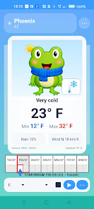Simple Weather forecast interface
